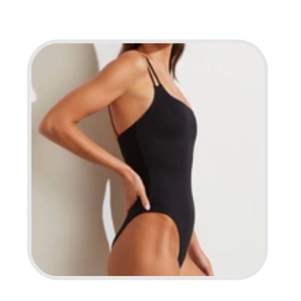 Black One-Piece Swimsuit